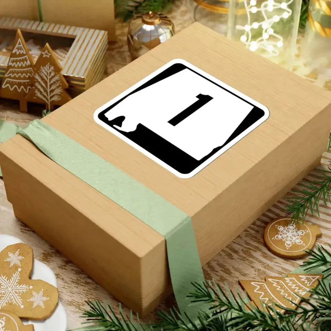 Alabama 1 (Alabama) (Road Sign) STICKER Vinyl Kiss-Cut Decal - The Sticker Space