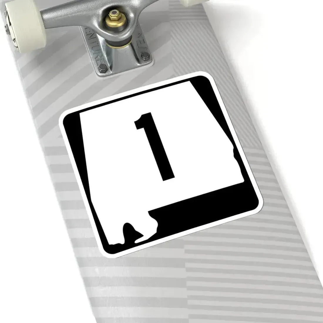 Alabama 1 (Alabama) (Road Sign) STICKER Vinyl Kiss-Cut Decal - The Sticker Space