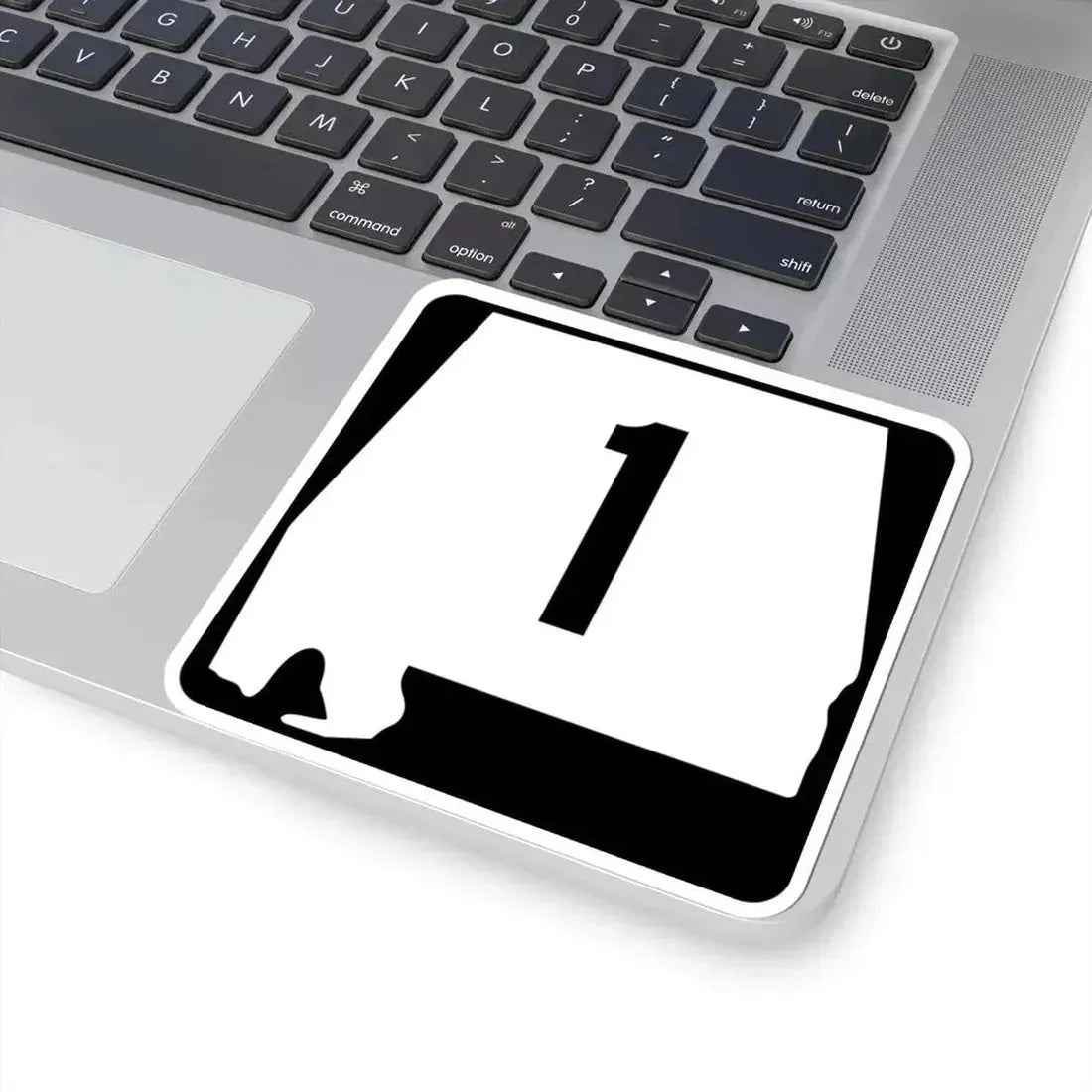 Alabama 1 (Alabama) (Road Sign) STICKER Vinyl Kiss-Cut Decal - The Sticker Space