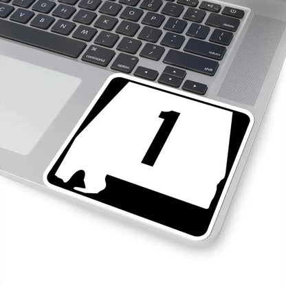 Alabama 1 (Alabama) (Road Sign) STICKER Vinyl Kiss-Cut Decal - The Sticker Space
