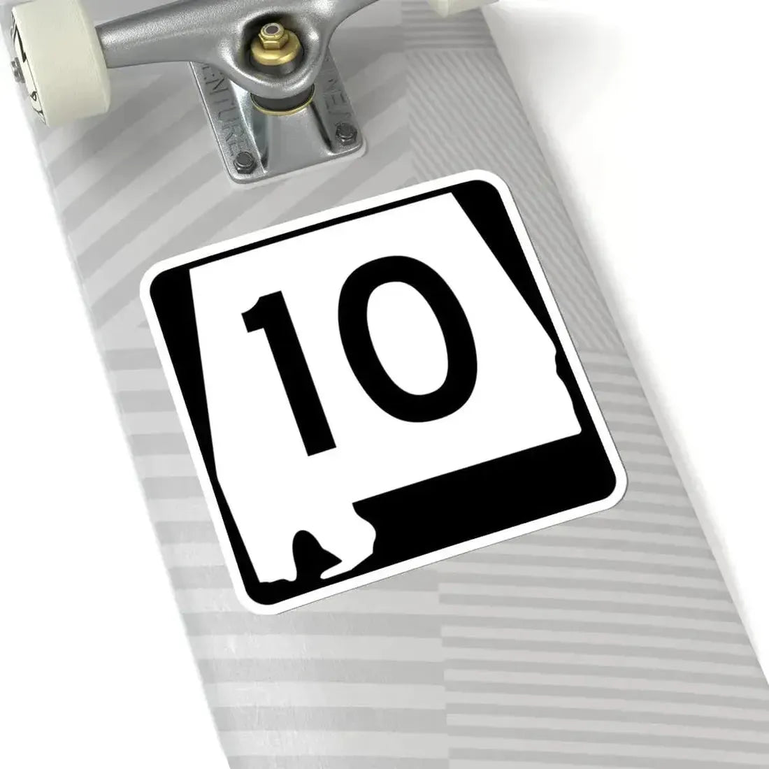Alabama 10 (Alabama) (Road Sign) STICKER Vinyl Kiss-Cut Decal - The Sticker Space