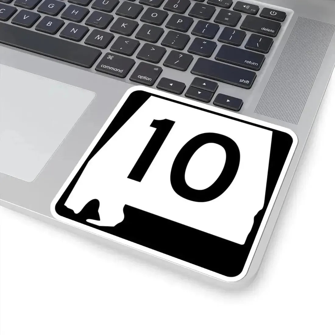 Alabama 10 (Alabama) (Road Sign) STICKER Vinyl Kiss-Cut Decal - The Sticker Space