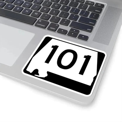 Alabama 101 (Alabama) (Road Sign) STICKER Vinyl Kiss-Cut Decal - The Sticker Space