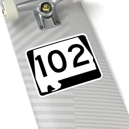 Alabama 102 (Alabama) (Road Sign) STICKER Vinyl Kiss-Cut Decal - The Sticker Space