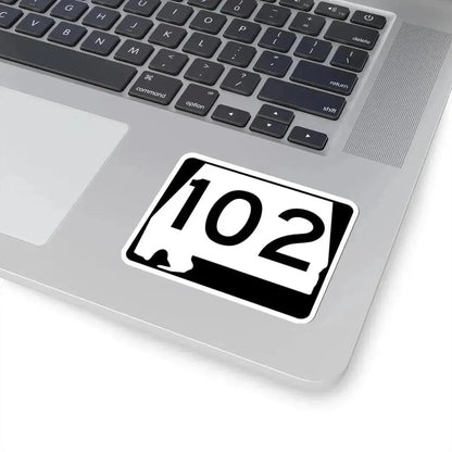 Alabama 102 (Alabama) (Road Sign) STICKER Vinyl Kiss-Cut Decal - The Sticker Space