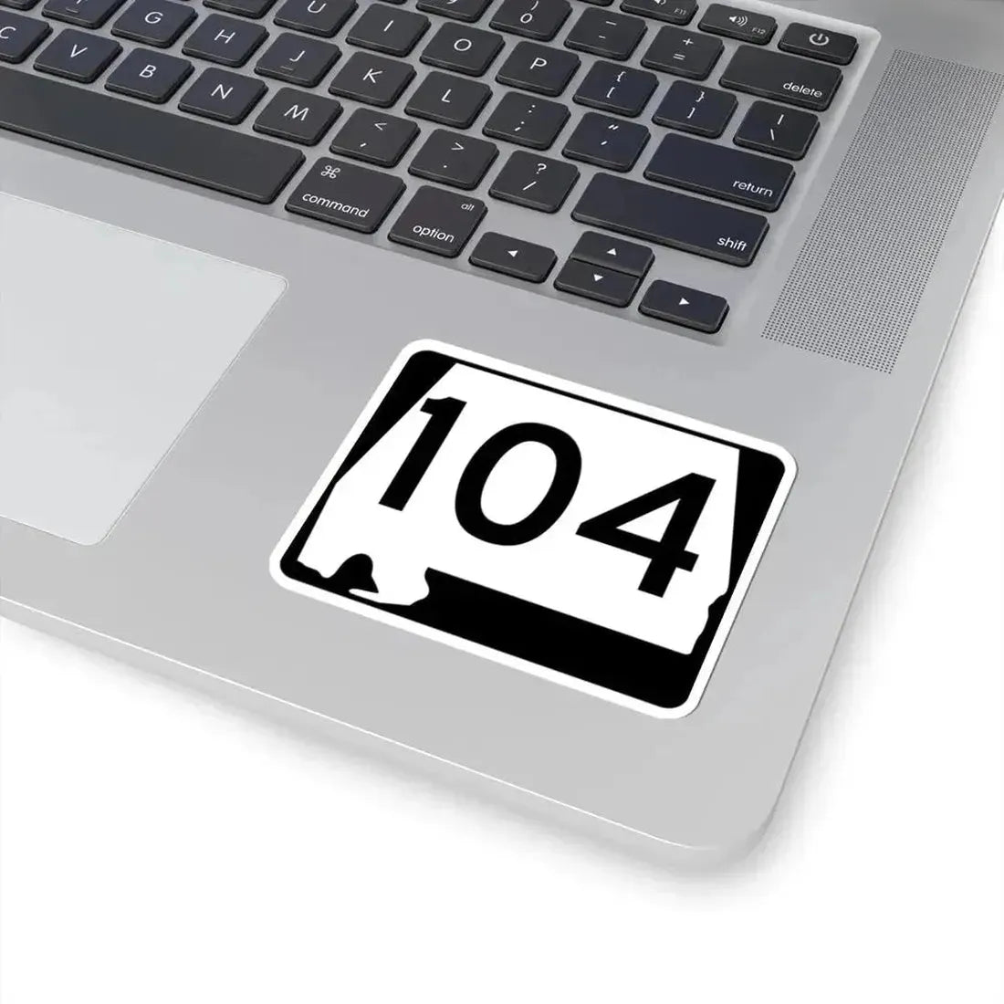 Alabama 104 (Alabama) (Road Sign) STICKER Vinyl Kiss-Cut Decal - The Sticker Space