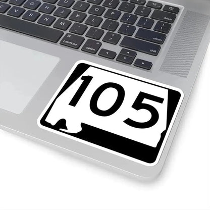 Alabama 105 (Alabama) (Road Sign) STICKER Vinyl Kiss-Cut Decal - The Sticker Space