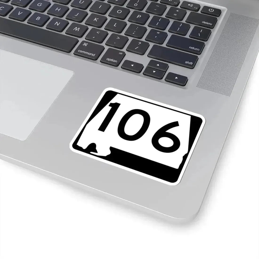 Alabama 106 (Alabama) (Road Sign) STICKER Vinyl Kiss-Cut Decal - The Sticker Space