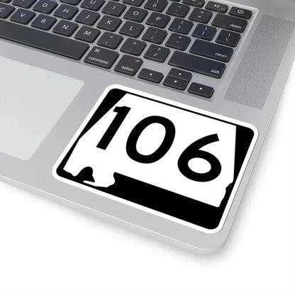 Alabama 106 (Alabama) (Road Sign) STICKER Vinyl Kiss-Cut Decal - The Sticker Space