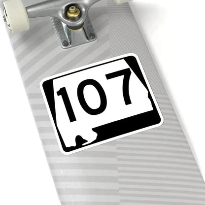 Alabama 107 (Alabama) (Road Sign) STICKER Vinyl Kiss-Cut Decal - The Sticker Space