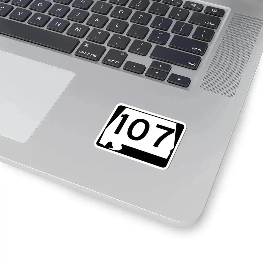 Alabama 107 (Alabama) (Road Sign) STICKER Vinyl Kiss-Cut Decal - The Sticker Space