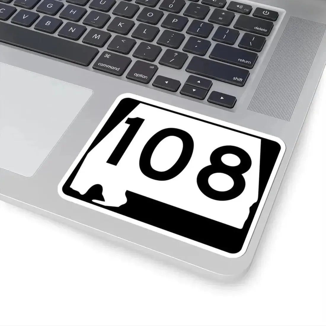Alabama 108 (Alabama) (Road Sign) STICKER Vinyl Kiss-Cut Decal - The Sticker Space