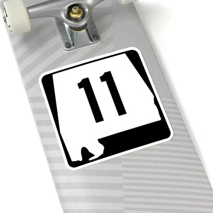 Alabama 11 (Alabama) (Road Sign) STICKER Vinyl Kiss-Cut Decal - The Sticker Space