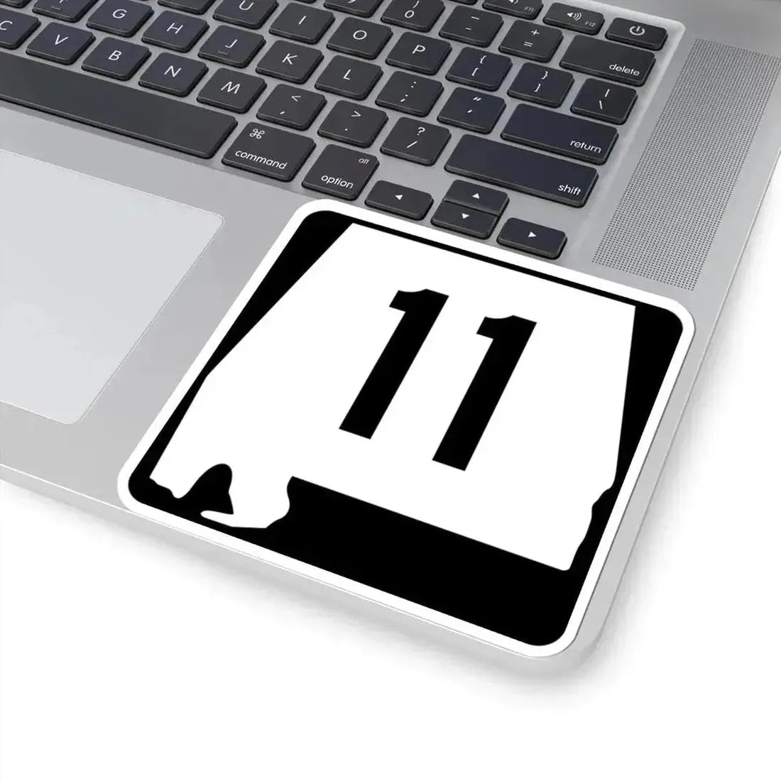 Alabama 11 (Alabama) (Road Sign) STICKER Vinyl Kiss-Cut Decal - The Sticker Space