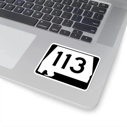 Alabama 113 (Alabama) (Road Sign) STICKER Vinyl Kiss-Cut Decal - The Sticker Space