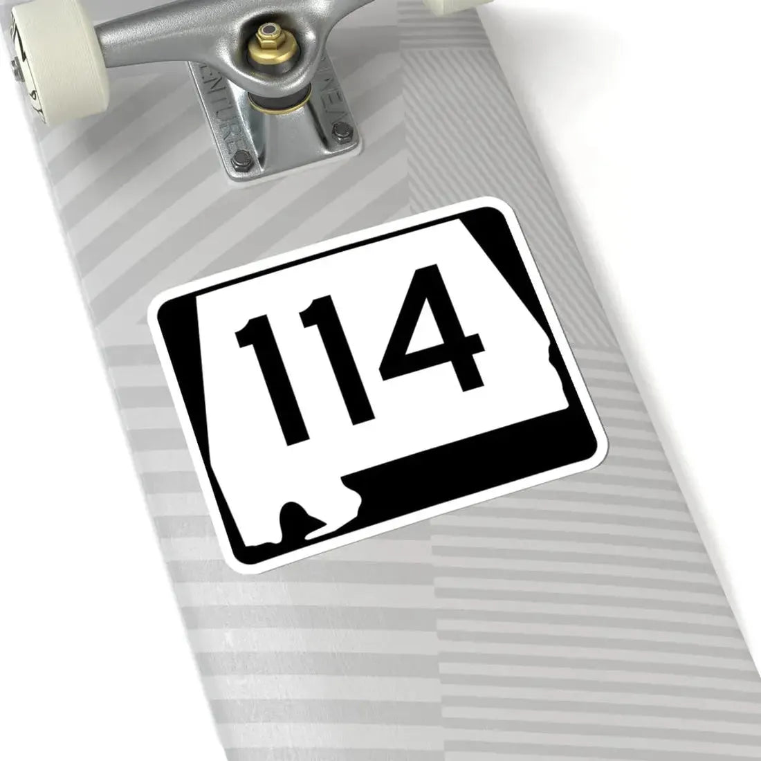 Alabama 114 (Alabama) (Road Sign) STICKER Vinyl Kiss-Cut Decal - The Sticker Space