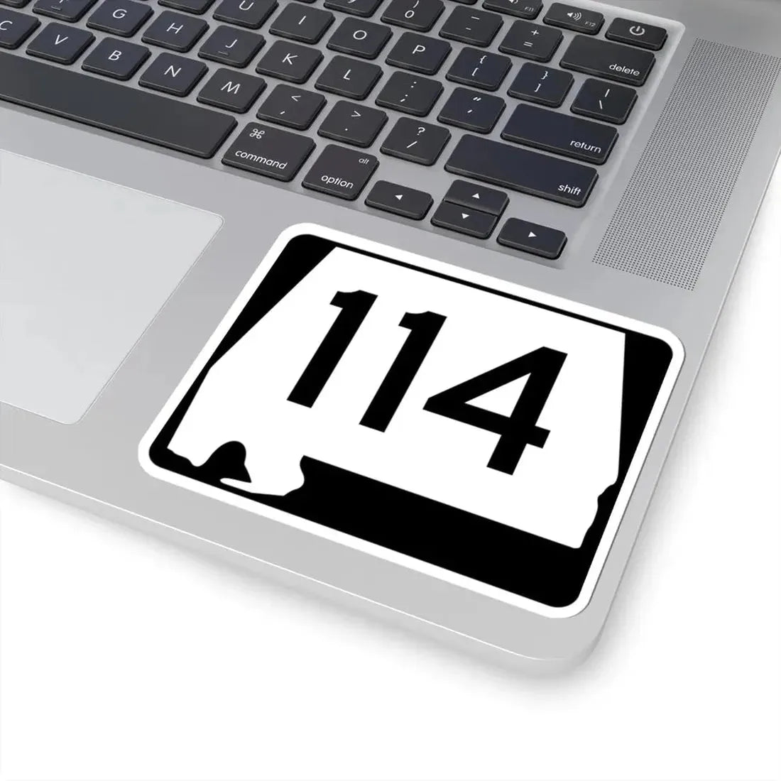 Alabama 114 (Alabama) (Road Sign) STICKER Vinyl Kiss-Cut Decal - The Sticker Space
