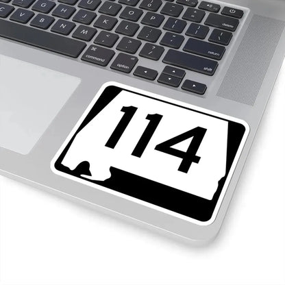 Alabama 114 (Alabama) (Road Sign) STICKER Vinyl Kiss-Cut Decal - The Sticker Space