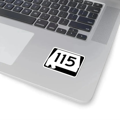 Alabama 115 (Alabama) (Road Sign) STICKER Vinyl Kiss-Cut Decal - The Sticker Space
