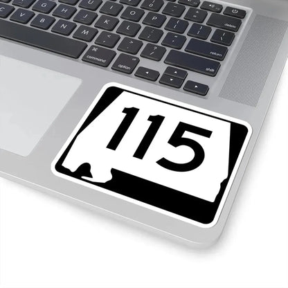 Alabama 115 (Alabama) (Road Sign) STICKER Vinyl Kiss-Cut Decal - The Sticker Space