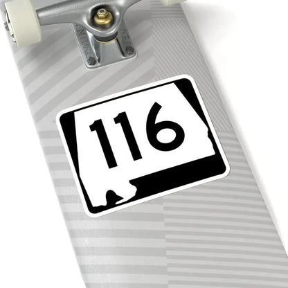 Alabama 116 (Alabama) (Road Sign) STICKER Vinyl Kiss-Cut Decal - The Sticker Space