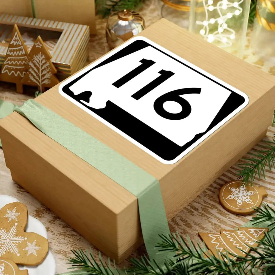 Alabama 116 (Alabama) (Road Sign) STICKER Vinyl Kiss-Cut Decal - The Sticker Space