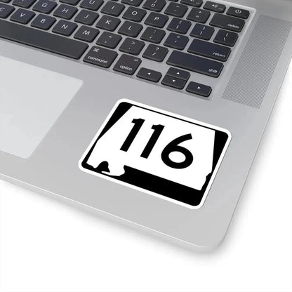 Alabama 116 (Alabama) (Road Sign) STICKER Vinyl Kiss-Cut Decal - The Sticker Space