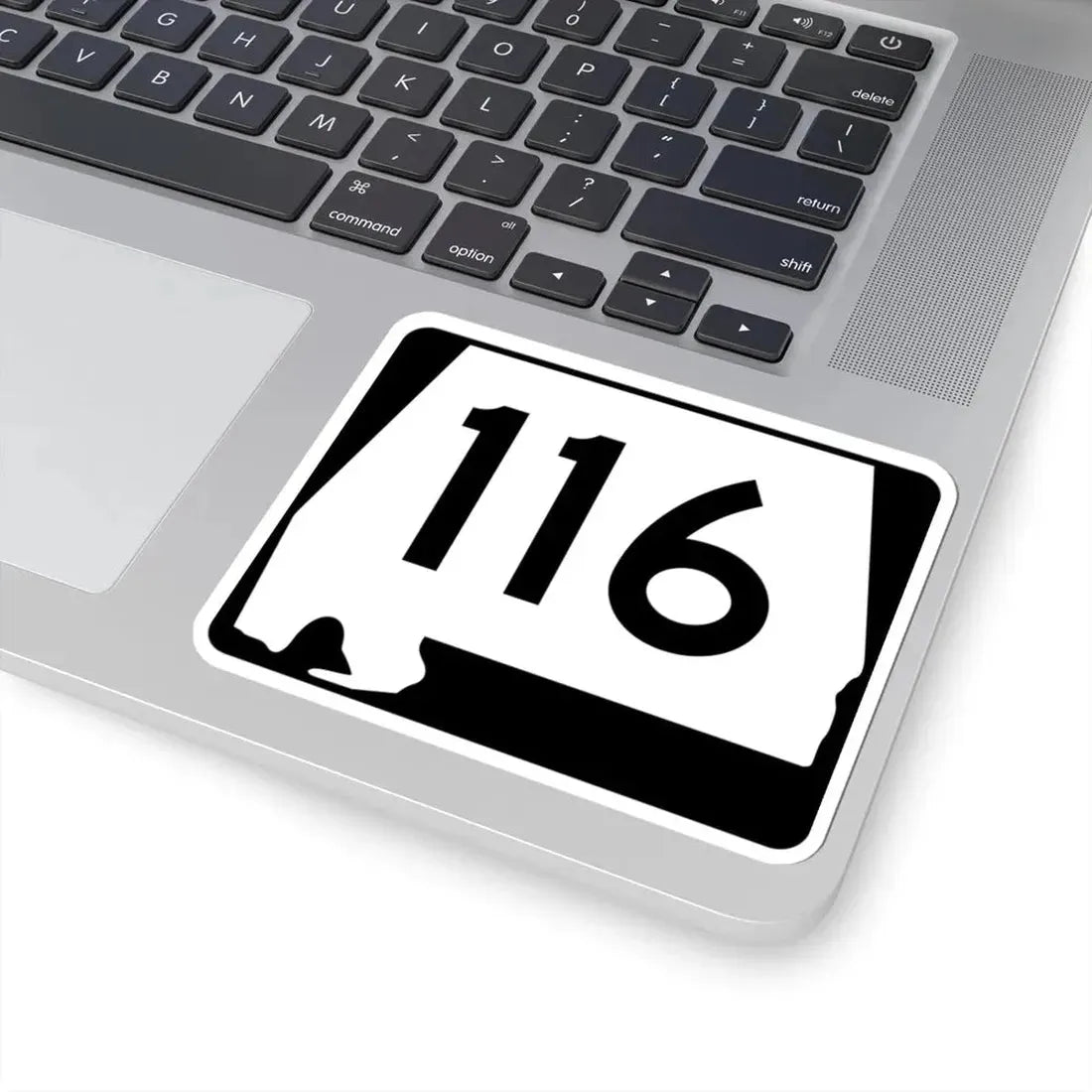 Alabama 116 (Alabama) (Road Sign) STICKER Vinyl Kiss-Cut Decal - The Sticker Space