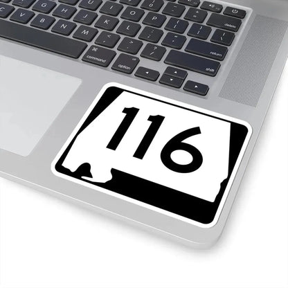 Alabama 116 (Alabama) (Road Sign) STICKER Vinyl Kiss-Cut Decal - The Sticker Space