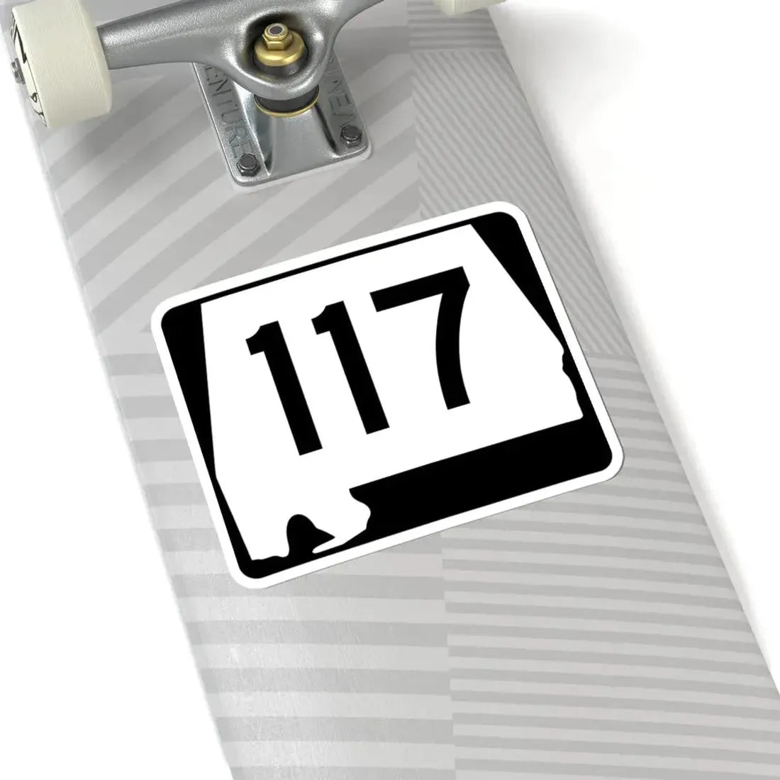 Alabama 117 (Alabama) (Road Sign) STICKER Vinyl Kiss-Cut Decal - The Sticker Space