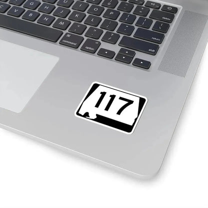 Alabama 117 (Alabama) (Road Sign) STICKER Vinyl Kiss-Cut Decal - The Sticker Space