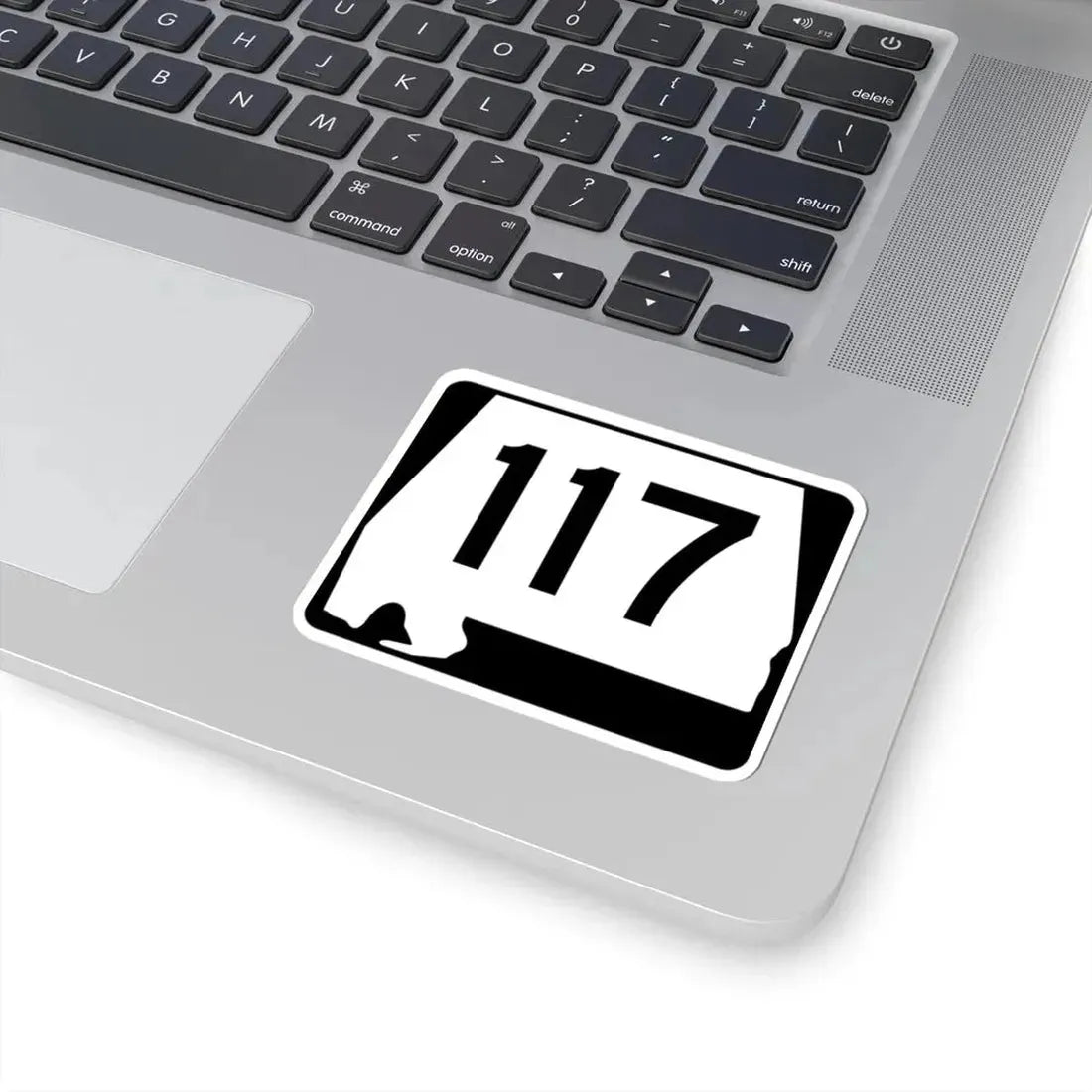 Alabama 117 (Alabama) (Road Sign) STICKER Vinyl Kiss-Cut Decal - The Sticker Space