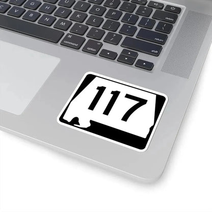 Alabama 117 (Alabama) (Road Sign) STICKER Vinyl Kiss-Cut Decal - The Sticker Space