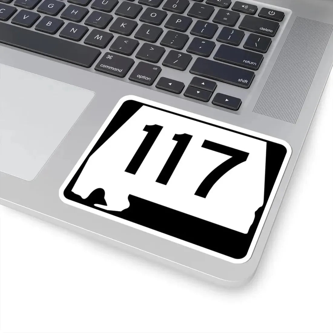 Alabama 117 (Alabama) (Road Sign) STICKER Vinyl Kiss-Cut Decal - The Sticker Space