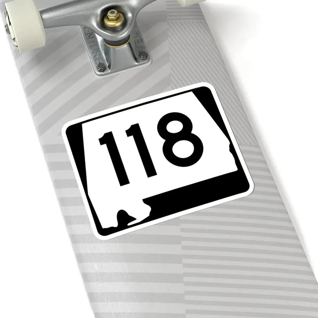 Alabama 118 (Alabama) (Road Sign) STICKER Vinyl Kiss-Cut Decal - The Sticker Space