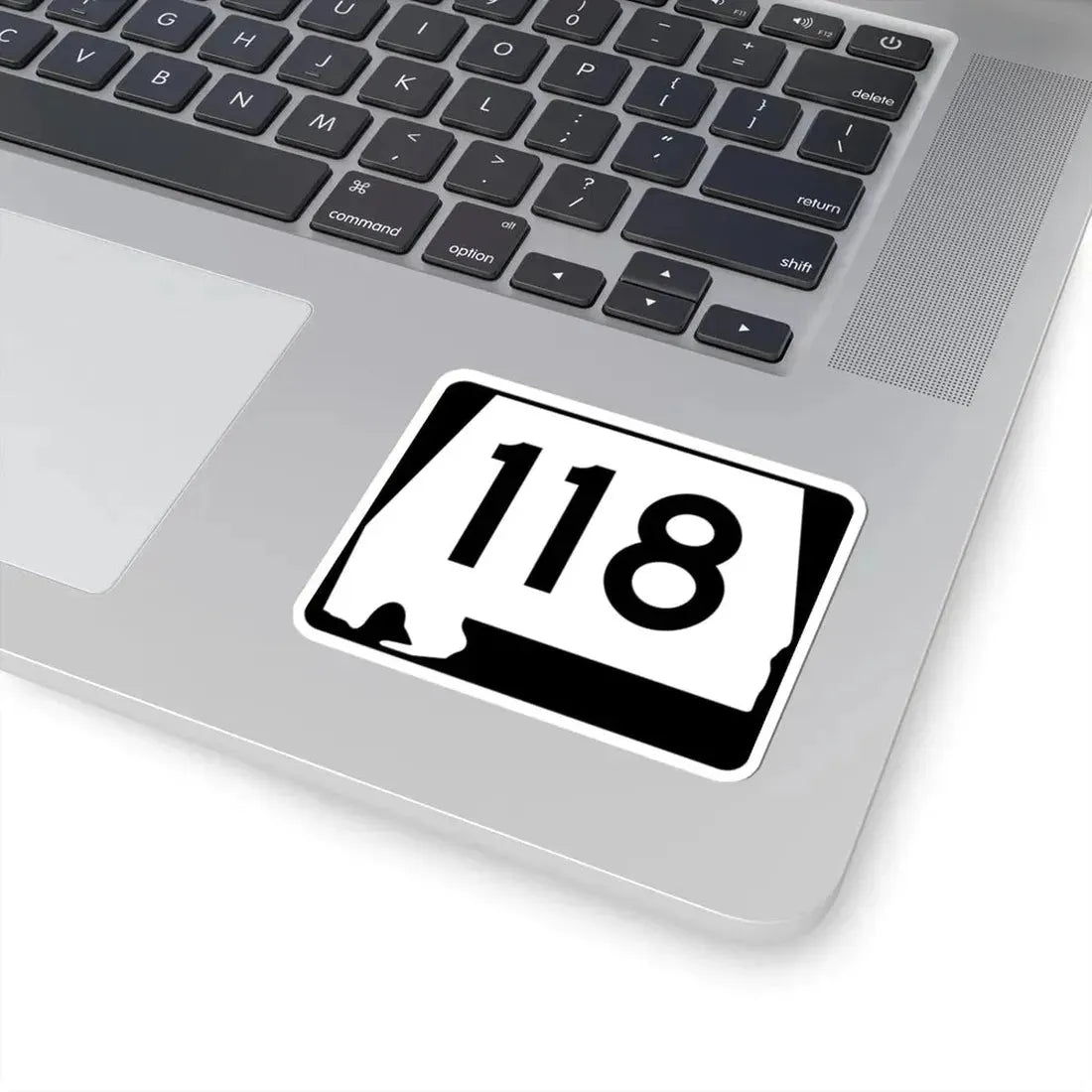 Alabama 118 (Alabama) (Road Sign) STICKER Vinyl Kiss-Cut Decal - The Sticker Space
