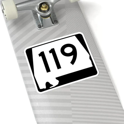 Alabama 119 (Alabama) (Road Sign) STICKER Vinyl Kiss-Cut Decal - The Sticker Space