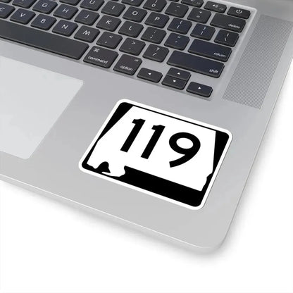 Alabama 119 (Alabama) (Road Sign) STICKER Vinyl Kiss-Cut Decal - The Sticker Space