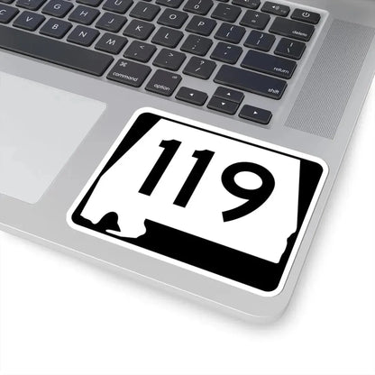 Alabama 119 (Alabama) (Road Sign) STICKER Vinyl Kiss-Cut Decal - The Sticker Space