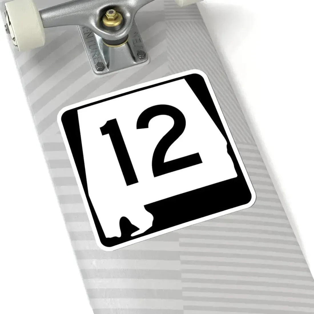 Alabama 12 (Alabama) (Road Sign) STICKER Vinyl Kiss-Cut Decal - The Sticker Space