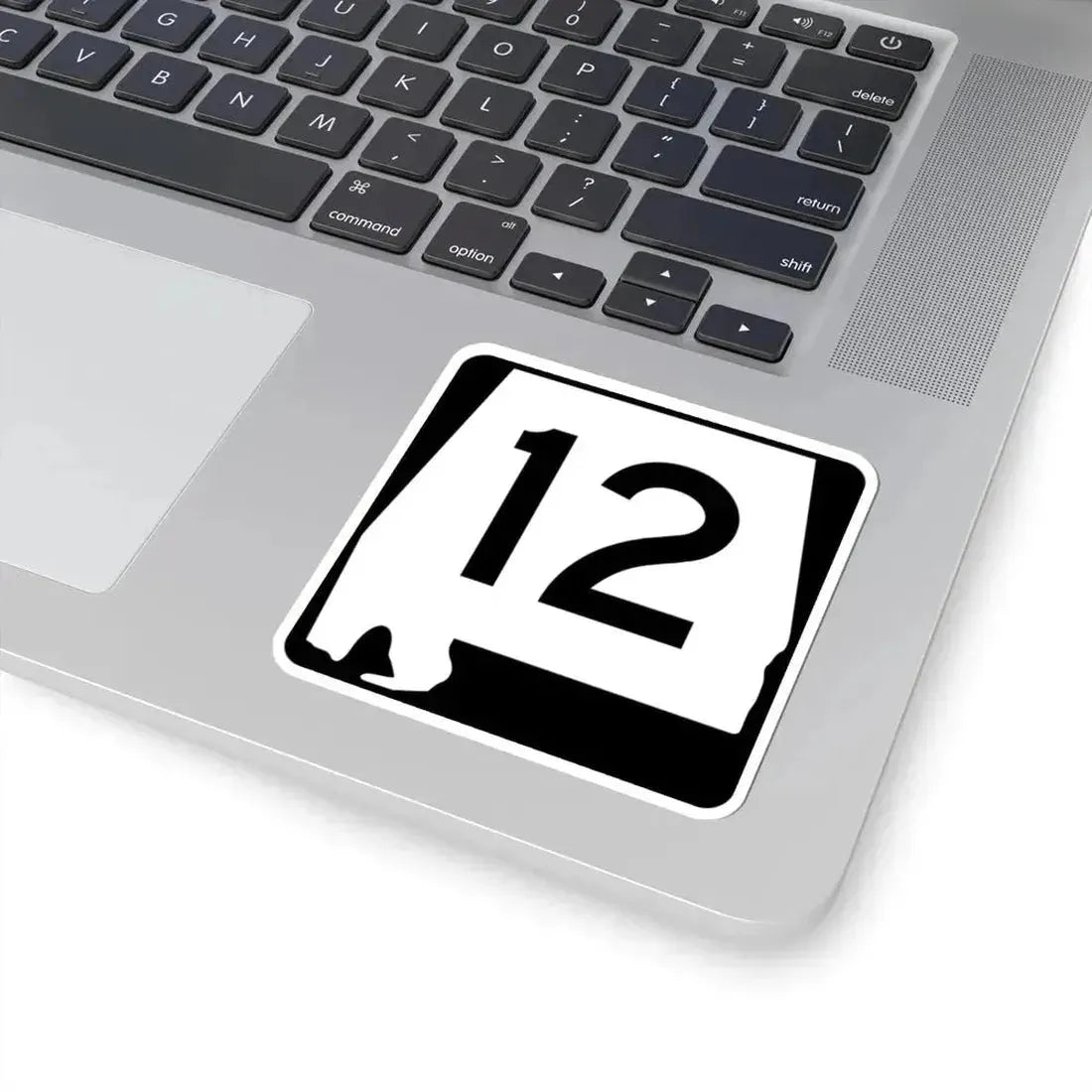 Alabama 12 (Alabama) (Road Sign) STICKER Vinyl Kiss-Cut Decal - The Sticker Space