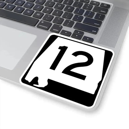 Alabama 12 (Alabama) (Road Sign) STICKER Vinyl Kiss-Cut Decal - The Sticker Space