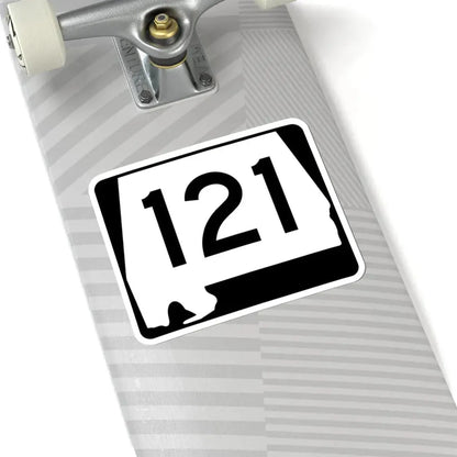 Alabama 121 (Alabama) (Road Sign) STICKER Vinyl Kiss-Cut Decal - The Sticker Space