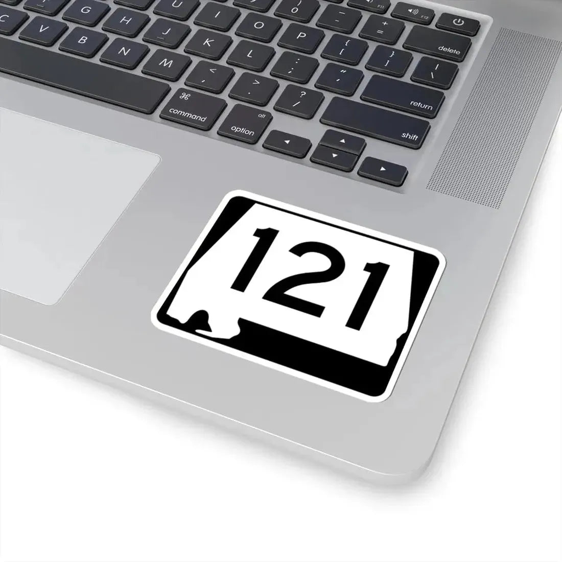 Alabama 121 (Alabama) (Road Sign) STICKER Vinyl Kiss-Cut Decal - The Sticker Space