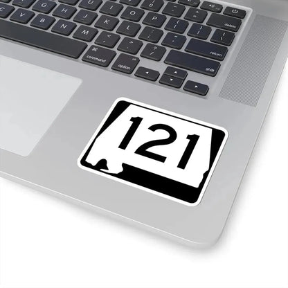 Alabama 121 (Alabama) (Road Sign) STICKER Vinyl Kiss-Cut Decal - The Sticker Space