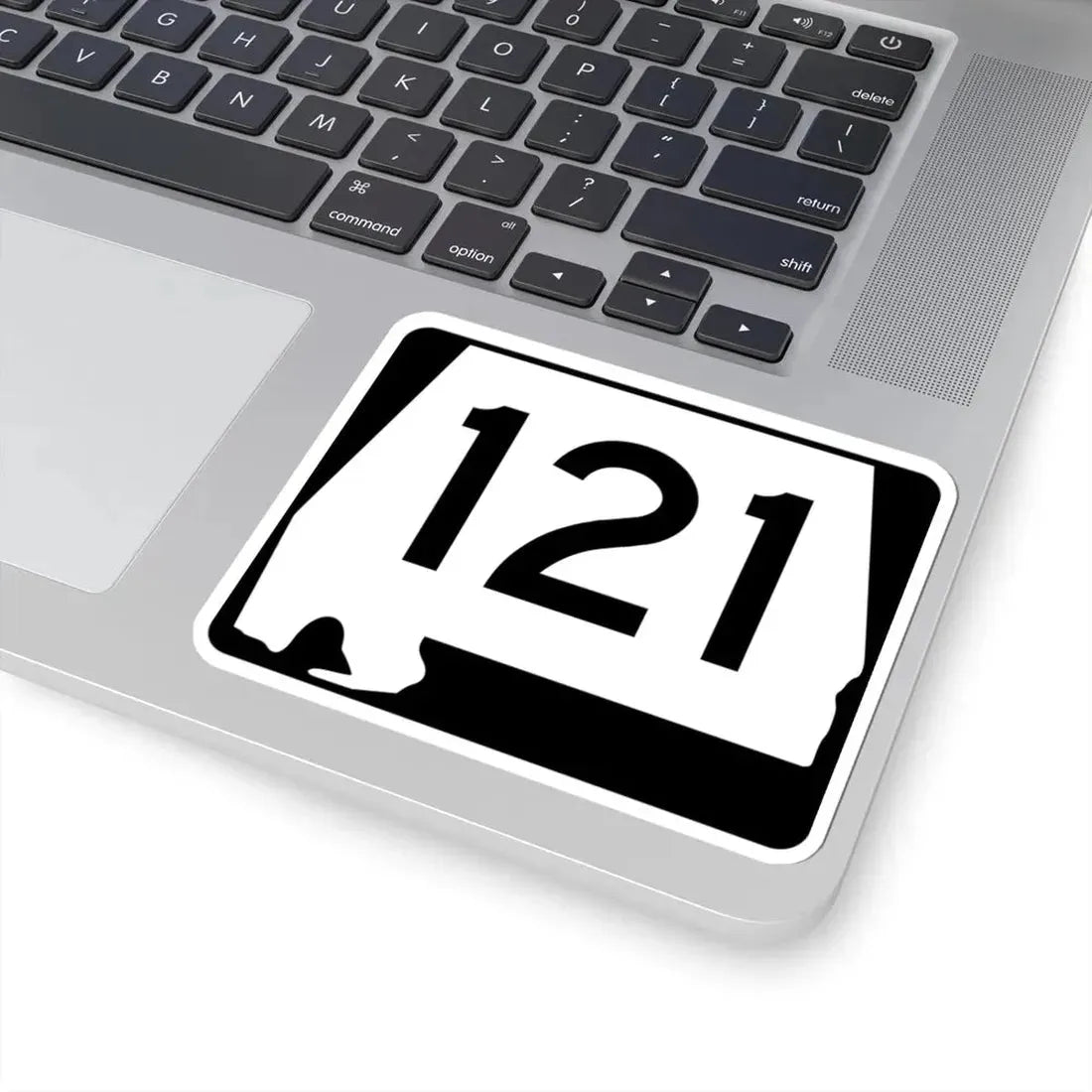 Alabama 121 (Alabama) (Road Sign) STICKER Vinyl Kiss-Cut Decal - The Sticker Space