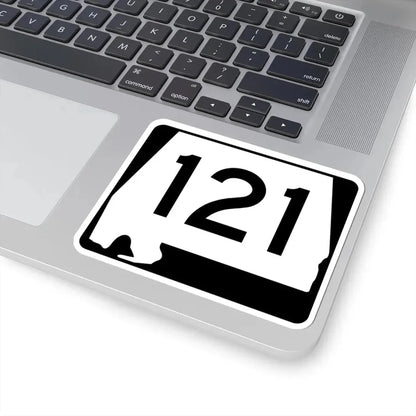 Alabama 121 (Alabama) (Road Sign) STICKER Vinyl Kiss-Cut Decal - The Sticker Space