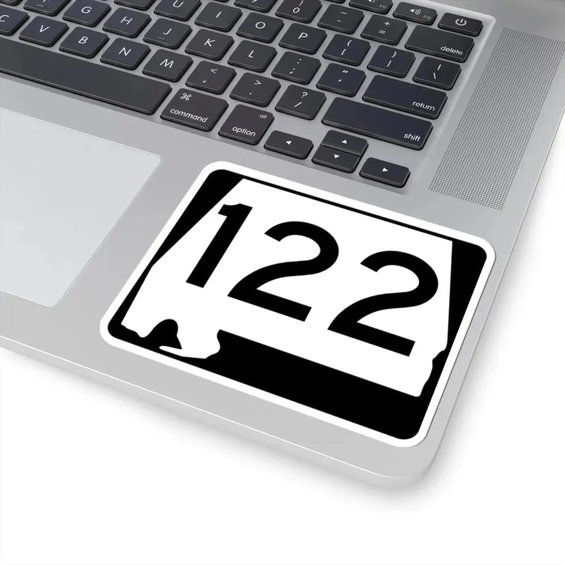 Alabama 122 (Alabama) (Road Sign) STICKER Vinyl Kiss-Cut Decal - The Sticker Space