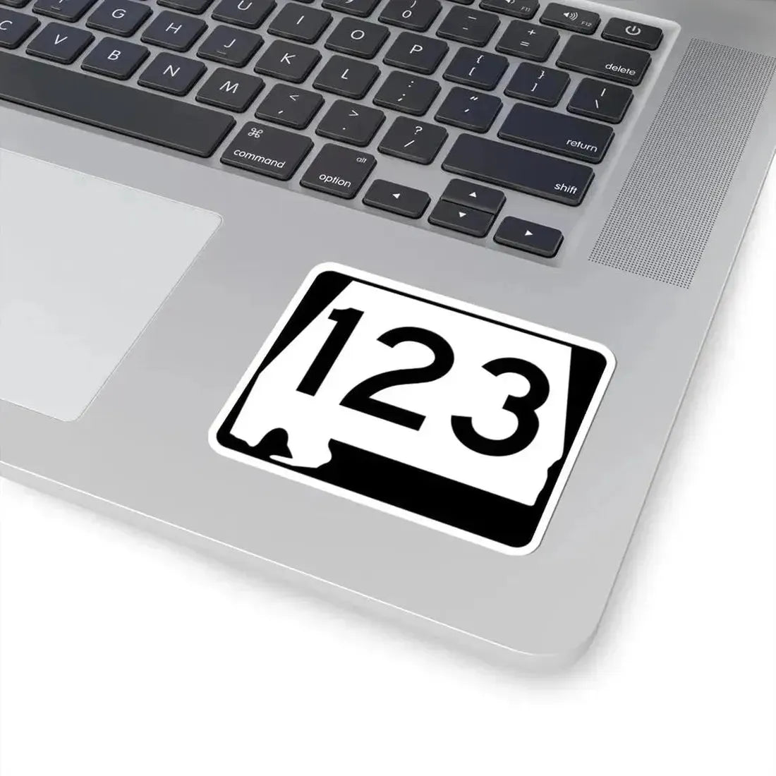 Alabama 123 (Alabama) (Road Sign) STICKER Vinyl Kiss-Cut Decal - The Sticker Space