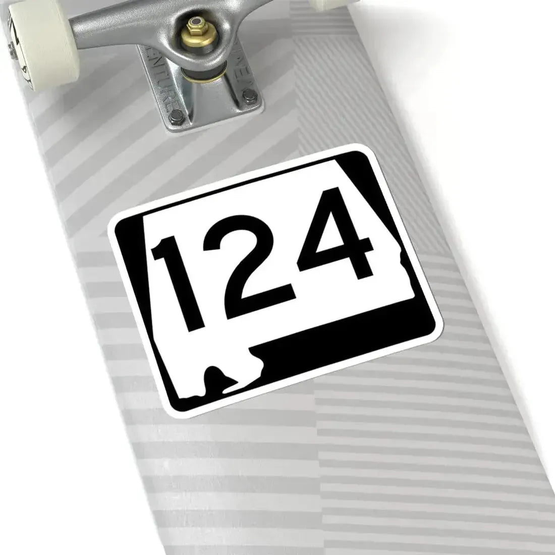 Alabama 124 (Alabama) (Road Sign) STICKER Vinyl Kiss-Cut Decal - The Sticker Space